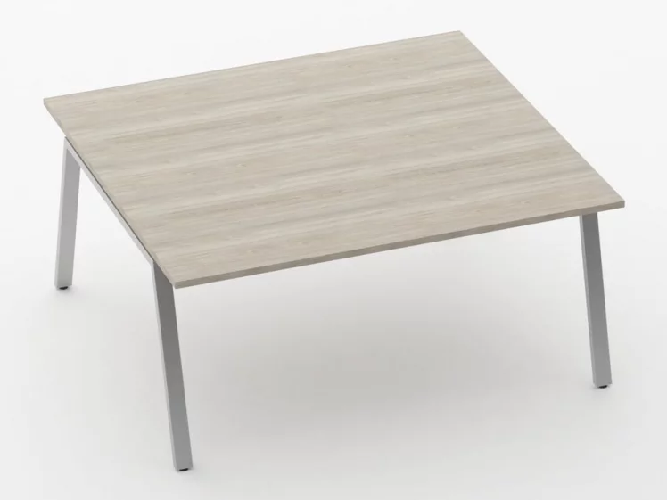 Стол для переговоров Дека Л-обр.каркас 74.145.16 Дуб Сантана светлый / Deka_0