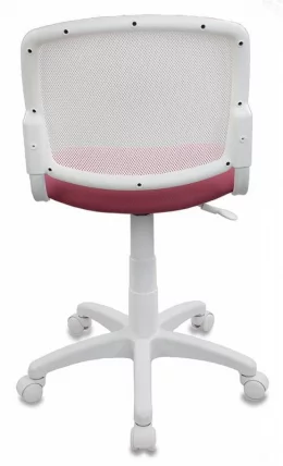 Кресло детское Бюрократ CХ-В296НКС/26-31 Белый Розовый / CH-W296NX/26-31_3