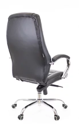 Кресло руководителя Крон М кожа Черный / Kron M_3