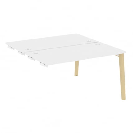 Стол-приставка двойной к опорным элементам ОНИКС ВООД ОВ.Д.СПР-3.7 Белый Бриллиант/Светлый / ONIX WOOD OW.D.SPR-3.7_0