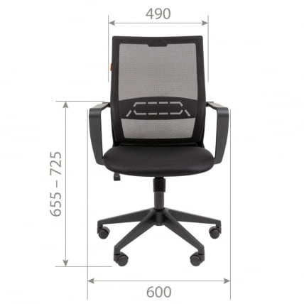 Кресло руководителя Чаирман 545 БП Черный / Chairman_4