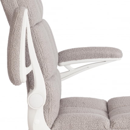 Кресло офисное Лугано Вх ткань теддй, светло-серый / Lugano Wh teddy,_9