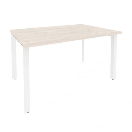 Стол переговорный (1 столешница) ОНИКС О.МП-ПРГ-1.3 Денвер Светлый/Белый / ONIX O.MP-PRG-1.3_0