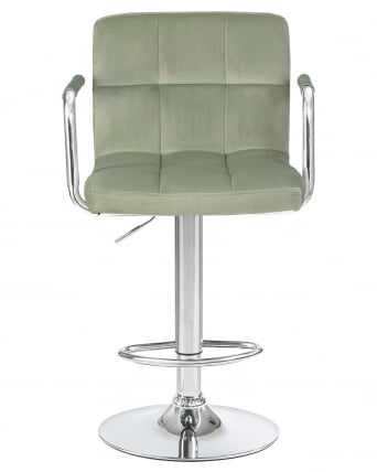 Стул барный ДОБРИН КРУГЕР АРМ Мятный велюр МДЖ9-87 / DOBRIN KRUGER ARM MJ9-87_5