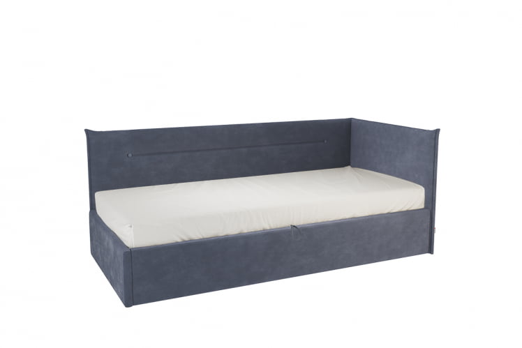 Кровать  0.9 Альба (Тахта) КМ.Т-16 топаз (велюр) / КМ.T-16_0