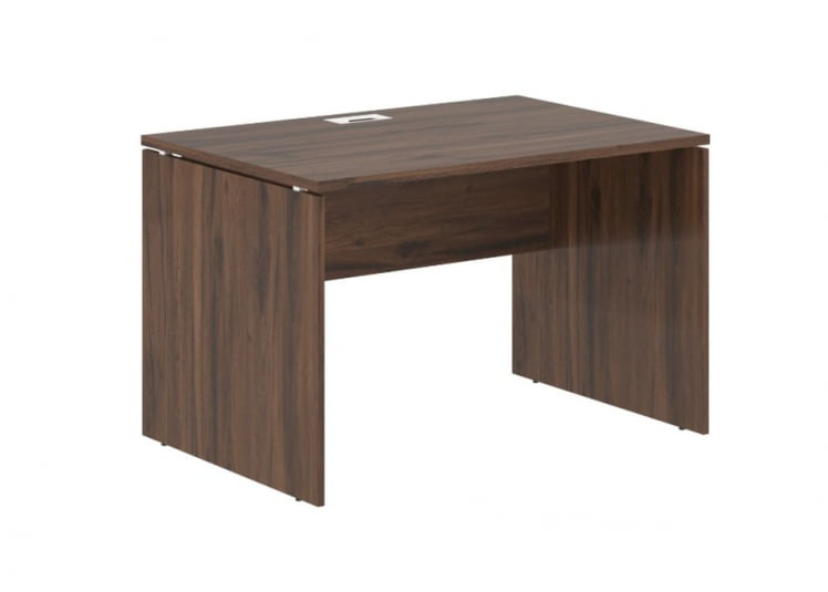 Стол письменный ЕДИС ЕДСТ 1180 Дуб Денвер темный Белый / EDIS EDST_0