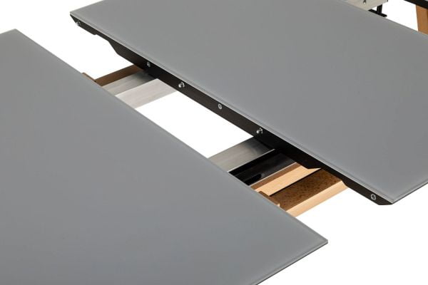 Стол раскл. Нарвик Гласс 120-150 Аутоматиc Натур/Дэрк матте гласс / Glass Automatic Natur/Dark matte glass_7