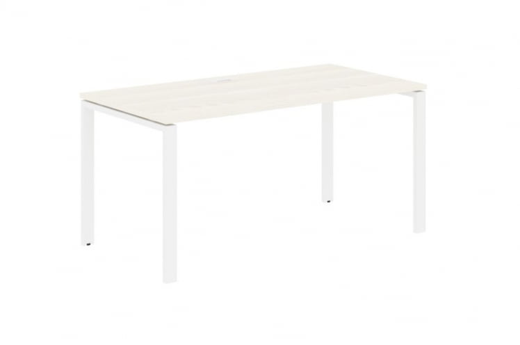 Стол письменный ЕДИС ЕУСТ 1580 Ясень Траун Белый / EDIS EUST_0