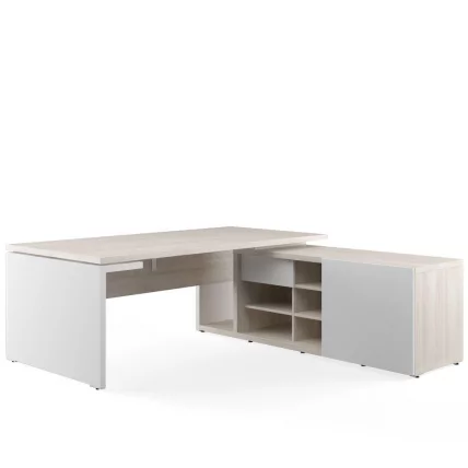 Стол рабочий на опорной креденции правый ЗИО28510721 Светлый дуб / ZIO28510721_0