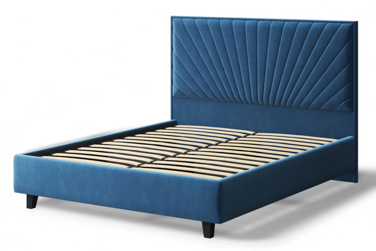 Кровать Леона, 2000кс1600мм, синий / 2000x1600мм,_1