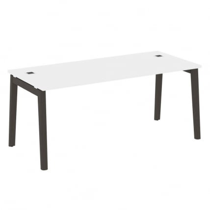 Стол рабочий руководителя ОНИКС ВООД ОВ.СРР-5.8 Белый Бриллиант/Темный / ONIX WOOD OW.SRR-5.8_0