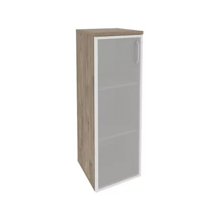 Шкаф средний узкий левый ОНИКС О.СУ-2.4Р(Л) Тиквуд Темный / ONIX O.SU-2.4R(L)_0