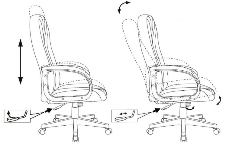 Кресло руководителя Бюрократ Т-898/402-БЕИГЕ Бежевый 38-402 / T-898/402-BEIGE_6