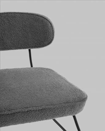 Кресло Кате нев ткань букле темно-серый / Kate new_6