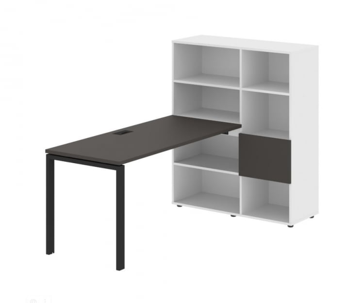 Рабочая станция ЕДИС ЕУРСТ 1115 Мокко Черный Белый / EDIS EURST_0