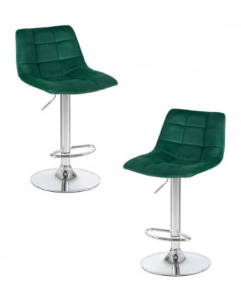 Стул барный ДОБРИН ТАИЛОР (зеленый велюр (МДЖ9-88)) 2 шт / DOBRIN TAILOR (MJ9-88))_0