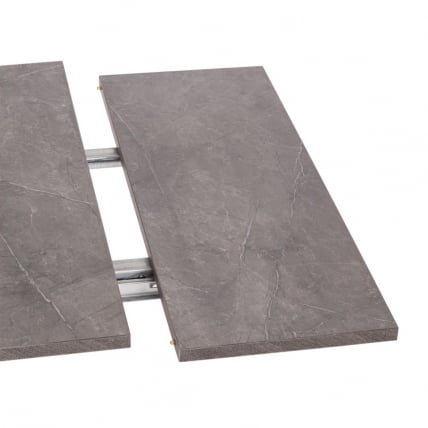 Стол ВИГО ЛДСП/ХПЛ/металл, 120 кс 80 кс 30 х 30 х 75 см, Мрамор черный/черный / VIGO ЛДСП/HPL/металл, x x_4