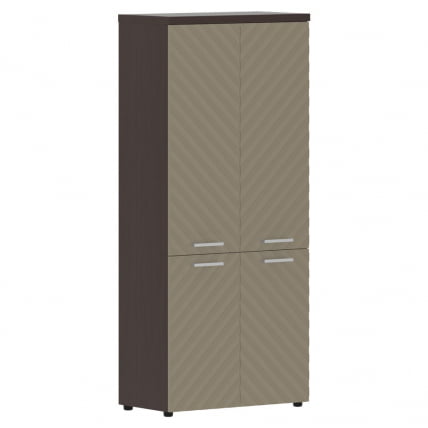 Шкаф с глухими средними и малыми дверьми Торр ЛУКС ТЛХC 85.3 Венге Магия Капучино / Torr LUX TLHC_0