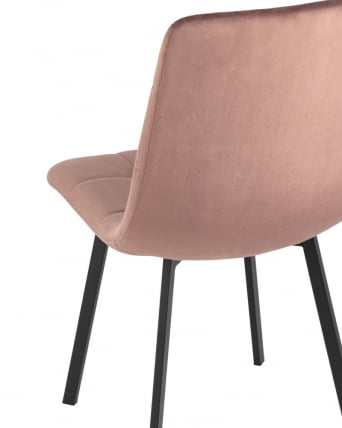 Комплект из двух стульев Чиллй велюр пыльно-розовый 2 шт. / Chilly_5
