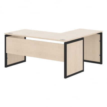 Стол письменный угловой левый КСТЕН-КП КСКПCТ 1615 Л Бук ТИара Антрацит / XTEN-QP XQPCT L_0