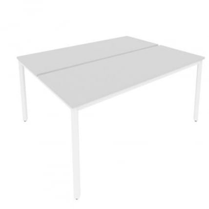 Рабочая станция на металлокаркасе СЛИМ СЙСТЕМ С.СП-6.2 Серый-Белый / SLIM SYSTEM_0