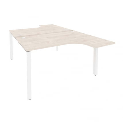 Рабочая станция на П-образном м/к ОНИКС О.МП-Д.СА-3 Денвер Светлый/Белый / ONIX O.MP-D.SA-3_0