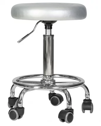 Табурет мастера ДОБРИН БИЛЛЙ Серебряный / DOBRIN BILLY_3