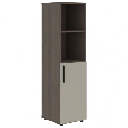Шкаф-колонка с глухой малой дверью (правый) ВЕЛИОН ВМCС 40.5 Р Аметист Дуб Сильвер / VELION VMCS R_0