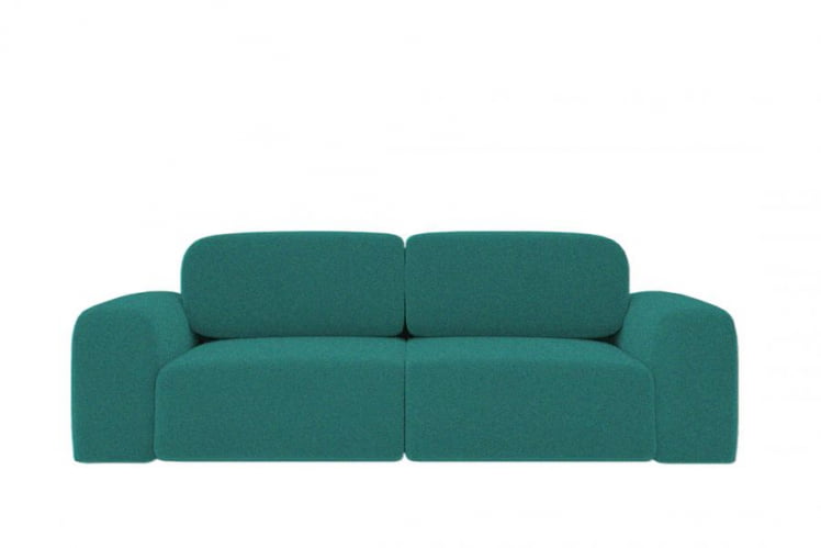 Диван прямой Сунне (Берхоусе) Цвет фасада: Азур рогожка; Тип: Прямой; Материал фасада: Микророгожка / (Berhouse)_0