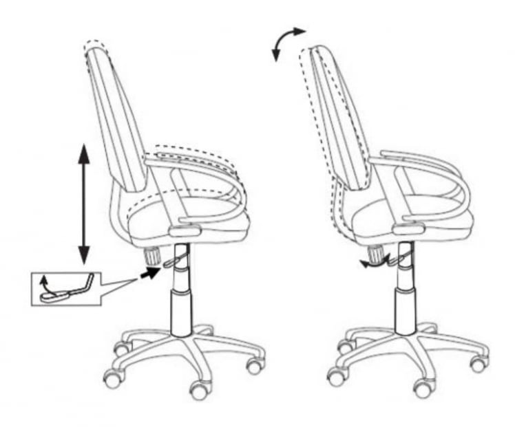 Кресло офисное Бюрократ CХ-300 БЛАCК Черное / CH-300 BLACK_5