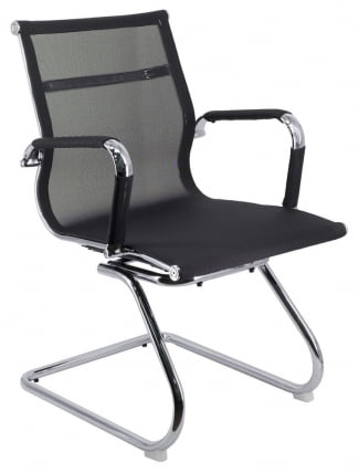Кресло для посетителей Опера CФ сетка Черный / Opera CF_0