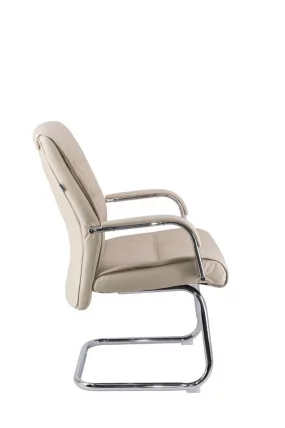 Кресло для посетителей Бонд CФ экокожа Бежевый / Bond CF_3