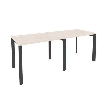 Рабочая станция на П-образном м/к ОНИКС О.МП-РС-2.1.7 Денвер Светлый/Антрацит / ONIX O.MP-RS-2.1.7_0