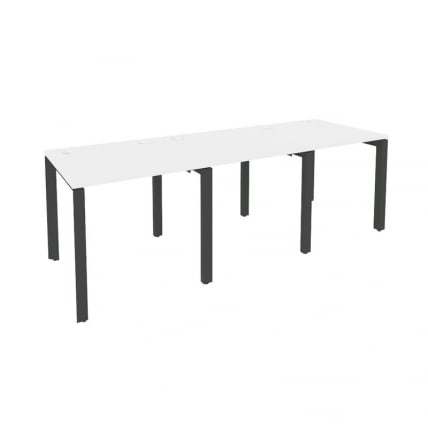 Рабочая станция на П-образном м/к ОНИКС О.МП-РС-3.0.8 Белый Бриллиант/Антрацит / ONIX O.MP-RS-3.0.8_0