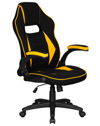 Кресло игровое ДОБРИН РИCК (черно-желтый) / DOBRIN RICK_1