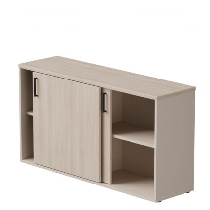 Шкаф-купе низкий Еверпроф ЕВО 254Н001 Дуб Соната Кашемир / Everprof EVO_1