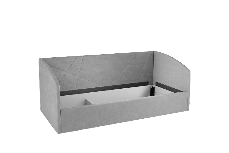 Кровать 0.9 Бест (Софа) КМ.С-15 графит (велюр) / КМ.S-15_3