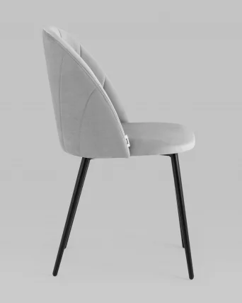 Стул для кухни Логан НЕВ велюр Светло-серый / NEW_2