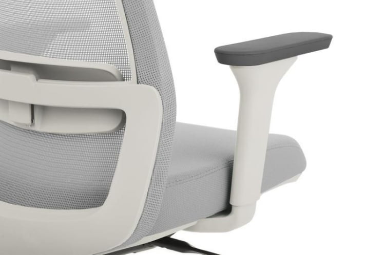 Кресло Ворк W-218C ВХИТЕ Светло-серый / Work WHITE_14