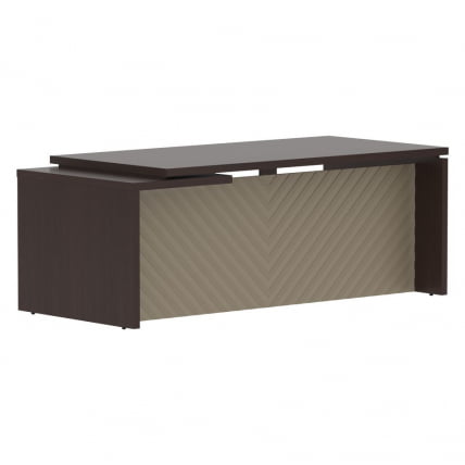 Стол руководителя правый Торр ЛУКС ТЛCТ 209 Р Венге Магия Капучино / Torr LUX TLCT R_0