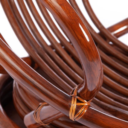 Кресло вращающееся ФЛОРЕС 5005 /без подушки/ Пекан (орех) / FLORES Pecan_5