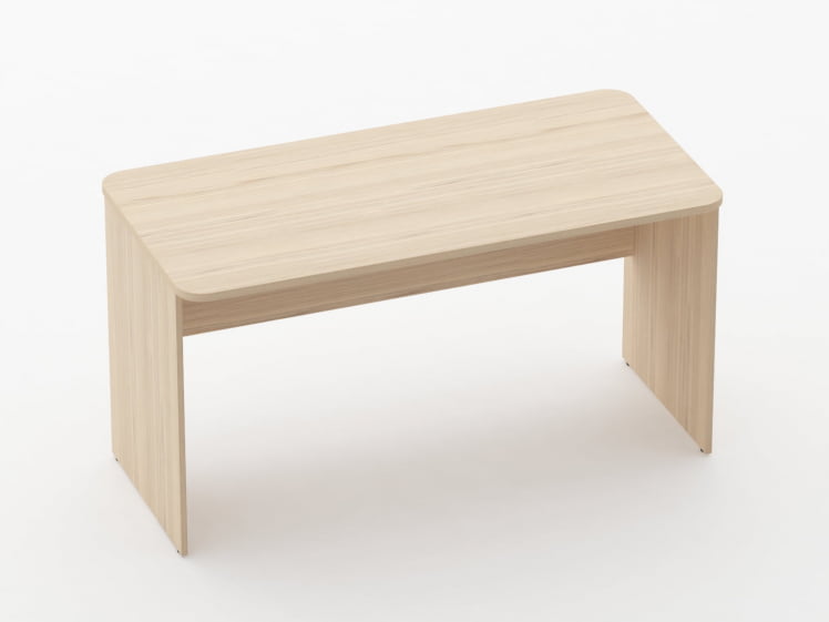 Стол прямой Глассй 1.10.14 Бук светлый / Glassy_0