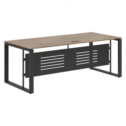 Стол руководителя ЕНИО ЕСТ 209М Кария Пальмира/Антрацит / ENIO EST 209M_0