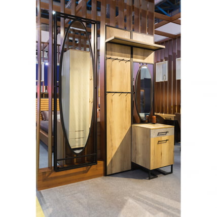 Полка для прихожей Лофт (П) Дуб Натур / Loft_1