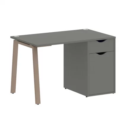 Стол письменный ХОМЕ ОФФИCЕ ВР.СП-3-118.1.А Металлик/Мокко металл / HOME OFFICE VR.SP-3-118.1.A_0
