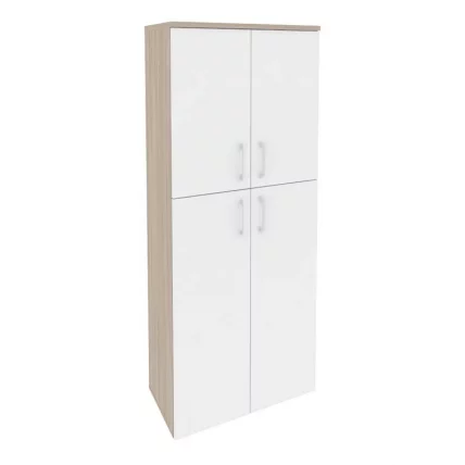 Шкаф высокий широкий ОНИКС О.СТ-1.8 Дуб Аттик/Белый / ONIX O.ST-1.8_0
