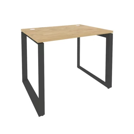 Стол рабочий на О-образном м/к ОНИКС О.МО-СП-1.7 Тиквуд Светлый/Антрацит / ONIX O.MO-SP-1.7_0