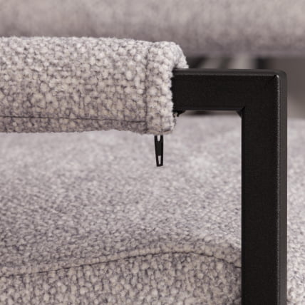 Кресло Чарли ЛУКС/Чарли Люкс велюр/букле, ВТ шапе силвер, 70х80х82 см / Charli LUX/Чарли VT shape silver,_7