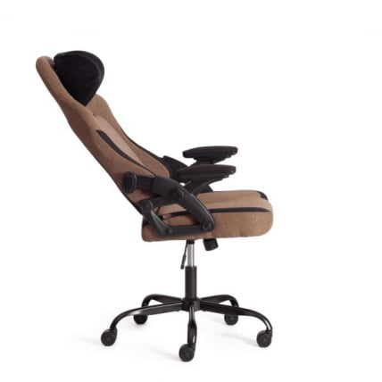 Кресло иВолф ткань, черный/коричневый / iWolf_8