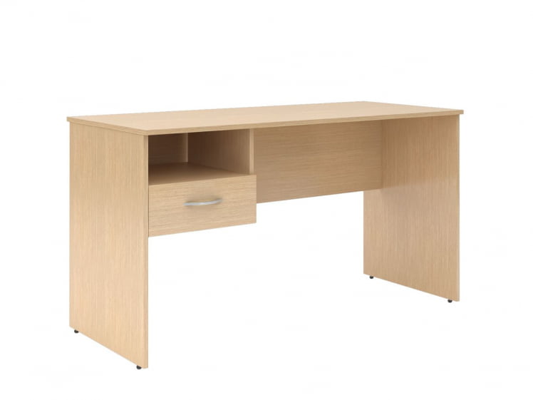 Стол письменный (С-1400) Л с левой подвесной тумбой Легно Светлый / (S-1400) L_0